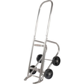 4-Wheel Stainless Steel Drum Truck, Nylon Wheels, 1000 lb Capacity