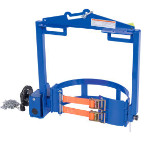Steel Hoist Mounted Drum Carrier/Rotator, 2000 lb Capacity