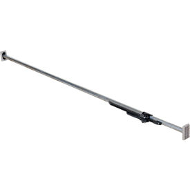 Heavy Duty Steel Round Tube Cargo Bar, Adjusts 89" to 104" Length