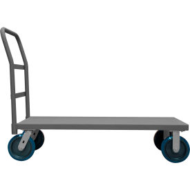 Platform Truck w/Push Handle, 8" Casters, 3600 lb. Cap., 51-5/8"L x 30-3/8"W, Gray