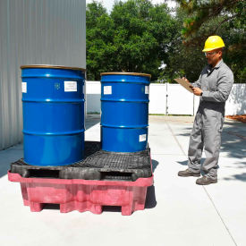 Spill King with Drum Pallet & Drain, 85 Gallon Capacity