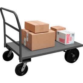 Platform Truck w/Push Handle, 5000 lb. Cap., 51-5/8"L x 24-3/8"W, Gray