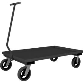 5th Wheel Platform Truck w/Push Handle, 2000 lb. Cap., 51-13/16"L x 30"W, Gray