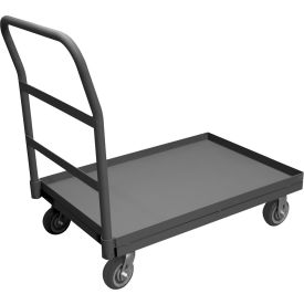 Platform Truck w/Push Handle, 1400 lb. Cap., 39-5/8"L x 18-3/8"W, Gray