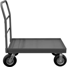 Platform Truck w/Push Handle, 1000 lb. Cap., 39-5/8"L x 24-3/8"W, Gray