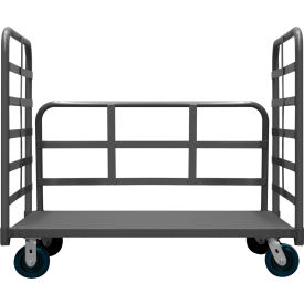 Platform Truck w/Push Handle, 3600 lb. Cap., 63-5/16"L x 33-5/16"W, Gray