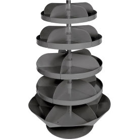 Multi-Sized Merchandising Rotabin 44"W x 44"D x 65-3/4"H, Gray