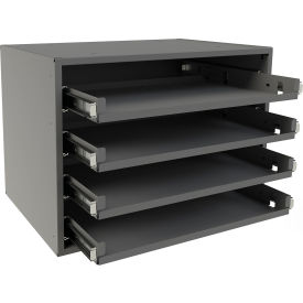 Small Bearing Slide Rack, 15-9/16"W x 11-7/8"D x 11-5/16"H, Gray