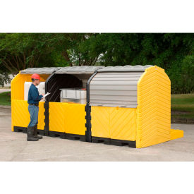 Ultra-Modular IBC Spill Pallet®, 3-Tank, Outdoor Model 355 Gallon Capacity