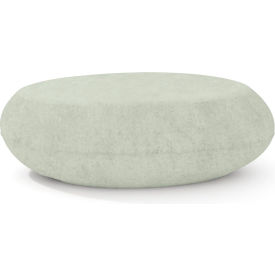 Indoor/Outdoor 28" x 48" Pebble Table Large, Pistachio Concrete