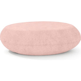 Indoor/Outdoor 28" x 48" Pebble Table Large, Blush Concrete