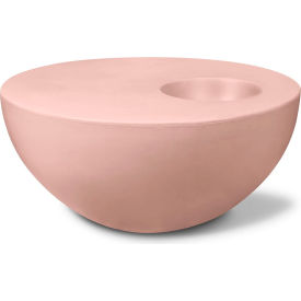 Indoor/Outdoor 4-3/4" x 35-1/4" Palm Table Medium, Blush Concrete