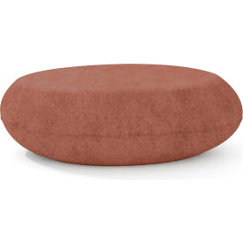 Indoor/Outdoor 24" x 36" Pebble Table Medium, Terra Cotta Concrete