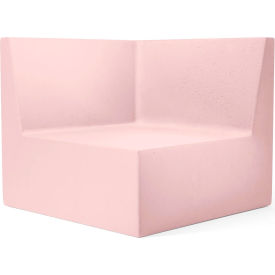 Modular Couch Corner Chair, Blush Concrete
