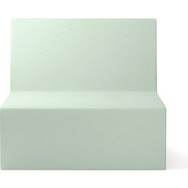 Modular Couch Square Chair, Pistachio Concrete
