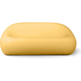 Designs Bubble Couch Loveseat, Mustard Concrete