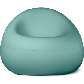 Bubble Lounge Chair, Turquoise Concrete