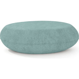 Indoor/Outdoor 24" x 36" Pebble Table Medium, Turquoise Concrete