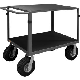 Instrument Cart w/Flat Shelves, 1000 lb. Cap., 42-11/16"L x 25-1/8"W x 35-1/2"H