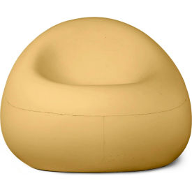 Bubble Lounge Chair, Mustard Concrete