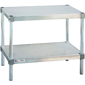 Industrial Standard Stationary Modular Equipment Stand with Undershelf, 36"W x 15"D x 36"H