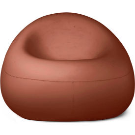 Bubble Lounge Chair, Terra Cotta Concrete