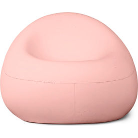 Bubble Lounge Chair, Blush Concrete