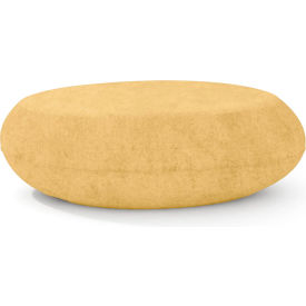 Indoor/Outdoor 24" x 36" Pebble Table Medium, Mustard Concrete