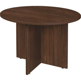 Legacy 42" Round Conference Table, Neo Walnut