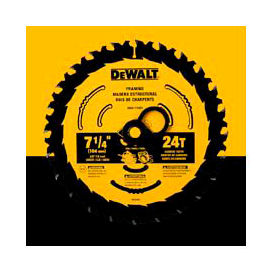 Circular Saw Blade, ToughTrack Tooth, 7-1/4" Dia., 24 TPI