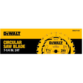 Circular Saw Blade, Tooth Geometry, 7-1/4" Dia., 24 TPI