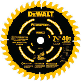 Precision Trim Miter Saw Blade, 7-1/4" Dia., 40 TPI