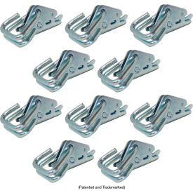 E-Track Tie Down Hook-Ring Adapter For Hook-Straps, Rope & Cable, Pack of 10