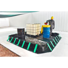 Ultra-Containment Berm®, Compact Model, 28 oz. Copolymer 2000, 6'L x 4'W x 12"H