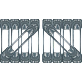 E-Track Weld-On Contoured Unfinished Single Strap Anchor, Pack of 10