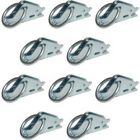 E-Track Tie Down Multi Purpose O-Ring For Hook-Straps, Rope & Cable, Pack of 10