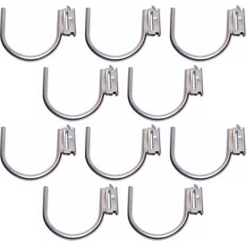 E-Track Multi Purpose J-Hook, 4" Hanger, Pack of 10