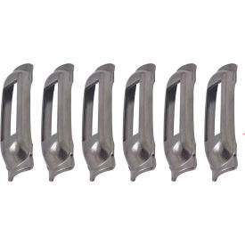 E-Track Weld-On Contoured Unfinished Single Strap Anchor, Pack of 6
