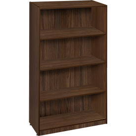 Legacy High Bookcase, 32"W x 14"D x 47"H, Neo Walnut