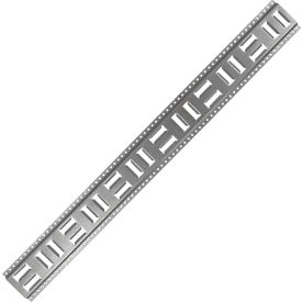 Fast-Track E-Track Horizontal Vertical Anchor Track, 48" Galvanized Steel