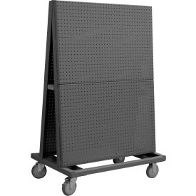 A-Frame Truck with Pegboard Panel, 36-3/4"W x 24"D x 55-3/4"H, Gray
