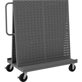 A-Frame Truck with Louvered Panel, 54-1/2"W x 30"D x 57"H, Gray