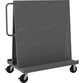 A-Frame Truck with Pegboard Panel, 54-1/2"W x 30"D x 57"H, Gray