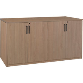 Legacy Office Storage Cabinet Buffet, 72"W x 24"D x 36"H, Noble Oak