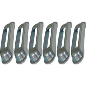 E-Track Weld-On Unfinished Single Strap Anchor, Pack of 6