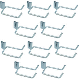 E-Track Multi Purpose J-Hook, 7-3/4" Hanger, Pack of 10