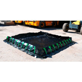 Ultra-Containment Berm, Stake Wall Model, 28 oz. Copolymer 2000, 40'L x 10'W x 12'H