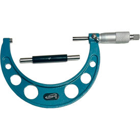 Micrometers Sets, Ratchet with Blue C Frame, 0 - 4" Range