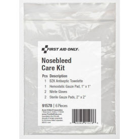 Nosebleed Care Kit Refill, 6 Pieces, Plastic Case