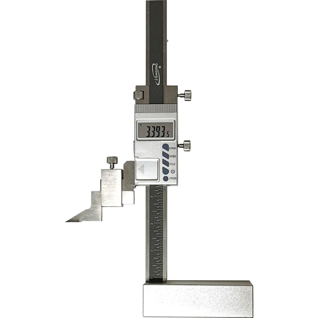 MiniMag Digital Height Gauge w/ Attachable Scriber, 0.001 Accuracy